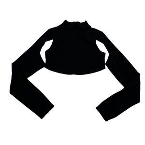 Motel Rocks Lomiva Crop Top In Black